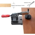 thumbnail image 3 of Perforadora de 35 mm, plantilla para taladrar bisagras, guía de edad para agujeros de bisagras de 35 mm, herramienta Find A Jig, para carpintería de bricolaje con gabinetes de puertas, plantilla para, 3 of 5