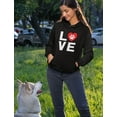thumbnail image 2 of Love Dogs Leggings and Hoodie for Women Girls Set Dog Owner Gifts Black Small / California Blue Small, 2 of 5