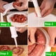 thumbnail image 4 of Máquina para hacer salchichas manual con embudo para intestinos de cerdo y embudo para intestinos de cordero, embutidora de salchichas de carne, embutidora manual para salami, 4 of 5