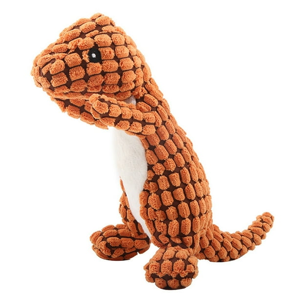 Indestructible Robusto Dino Dinosaurio para Juguete para Masticar (Naranja)