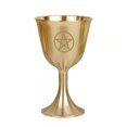 thumbnail image 1 of Cáliz de altar para ceremonias, adivinación, copa ritual, copa de altar de triple luna, L, estrella de madera, 1 of 5