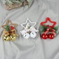 thumbnail image 4 of Limei Christmas Bell Pendant Five Pointed Star Reusable Hanging Bow Christmas Pendant Party Supplies, 4 of 7