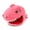 pink-red, variant on Cute Plush Dinosaur Headpiece, Wearable Dinosaur Hat for Halloween Costume Parties