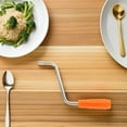 thumbnail image 1 of CATIEBYE 3Pcs Orange Pasta Maker Handle Replacement Manual Crank for Compact Efficient Pasta Making, 1 of 8