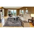 thumbnail image 4 of Concord Global 28335 5 ft. 3 in. x 7 ft. 3 in. Kashan Heriz - Anthracite, 4 of 5