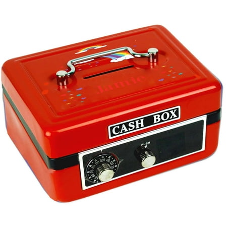 Personalized Rainbow Cash Box
