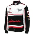 thumbnail image 2 of Men's JH Design Black/White Dale Earnhardt Twill Uniform Full-Snap Jacket, 2 of 5