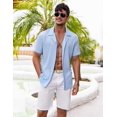 thumbnail image 2 of COOFANDY Mens Vacation Shirts Fashion Summer Beach Shirts for Men, 2 of 7