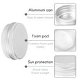 thumbnail image 3 of 30 Pack Screw Top Round Metal Lip Balm Tins Containers Lids (1oz), 3 of 5