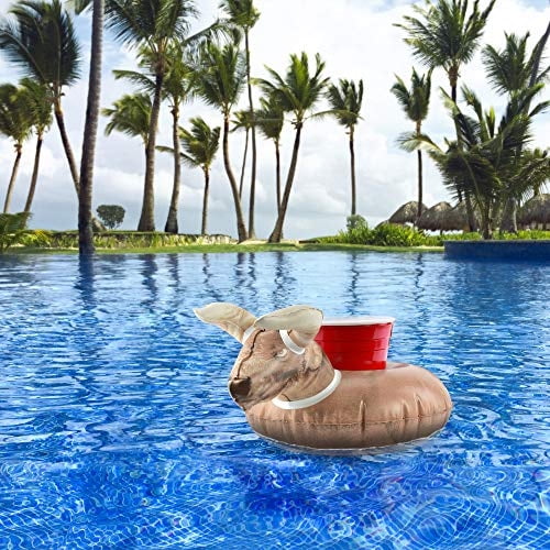 GoFloats Portavasos Inflables para Piscina (Paquete de 3) Diseñados en los Estados Unidos GoFloats GoFloats