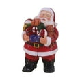 thumbnail image 2 of Santa Claus Statue Resin Figurine Hand Painted Christmas Decor for Home Tabletop Winter Festival, 2 of 9