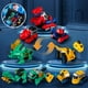 thumbnail image 5 of Coche robot de dinosaurio 6 en 1 para niños | Vehículos de construcción transformables | 6 figuras de acción multicolor | No requiere pilas | Set de regalo de construcción STEM, 5 of 5