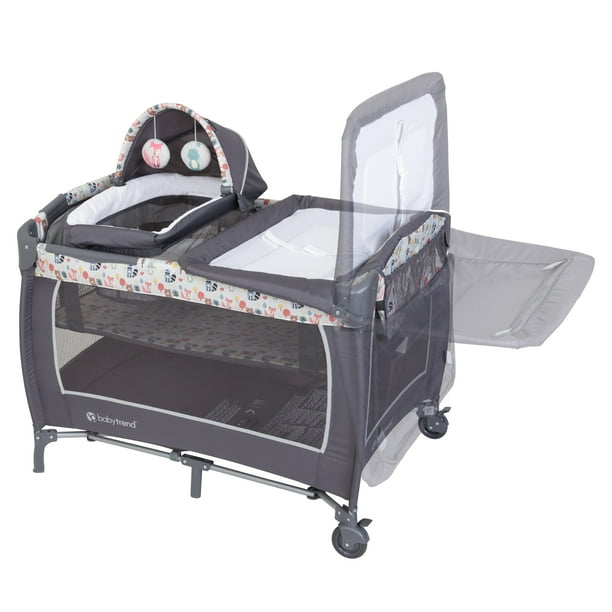 Baby Trend Lil Snooze Deluxe II Nursery Center Playard – Full-Size