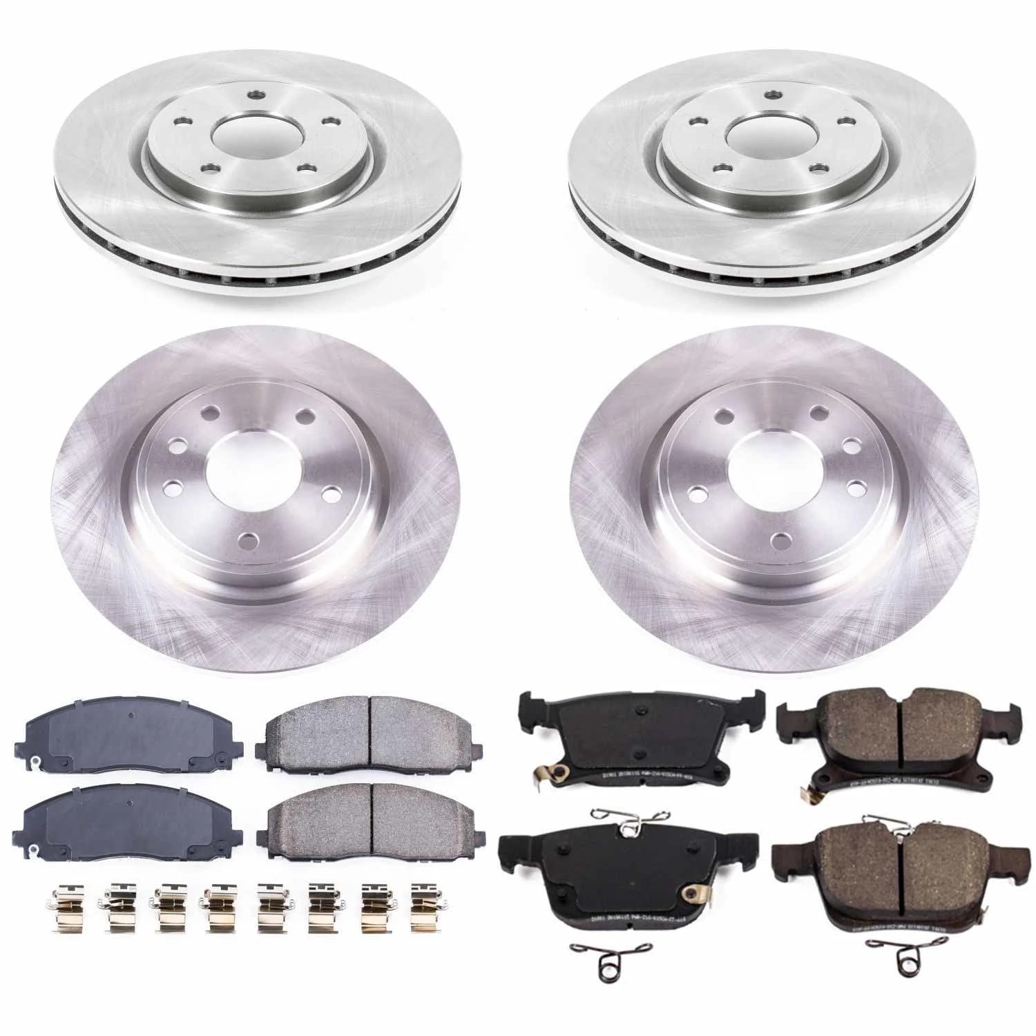 PowerStop Front and Rear Stock Replacement Brake Pad and Rotor Kit Fits: CHRYSLER Select Models KOE7841