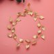 thumbnail image 2 of EeaseMX 1 pieza de cadena para el pelo con diseño de hojas, tocado para boda, fiesta, novia, niñas y mujeres, dorado, 2 of 7