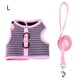 thumbnail image 2 of Arnés para caminar para mascotas, chaleco, correa segura para el pecho, acolchado, transpirable, decoración de entrenamiento, cuerda de tracción, accesorios para ropa, rosa L Eigraketly PT000592-02, 2 of 7