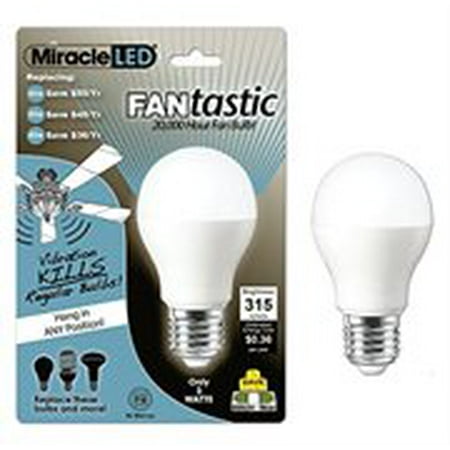 Miracle Led 605026 3 Watt Fantastic 20 000 Hour Fan Bulb Cool White