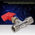 thumbnail image 4 of PinesC 1/4in Needle Valve, 5pcs Replacement Air Compressor Needle Valve Brass Float Ball Valve Structure for Air Compressor, 4 of 5