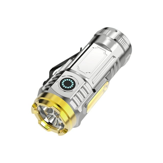 TIELUTT Flashlight Super Bright Mini Three Eyed ABS Flashlight Hat Super Bright Flashlights Rechargeable Strip Headlight for Head Camping Flashlights Children Work Light Rechargeable Backpack Wild Ri