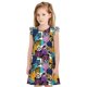 thumbnail image 1 of Balery Retro Panther Camisón de princesa para niñas, pijama de algodón con mangas abullonadas, suave y bonito.-Small, 1 of 6