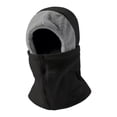 thumbnail image 1 of Pasamontañas para clima frío, forro polar térmico para esquí, cuello y cara, capucha para motocicleta negro, 1 of 8
