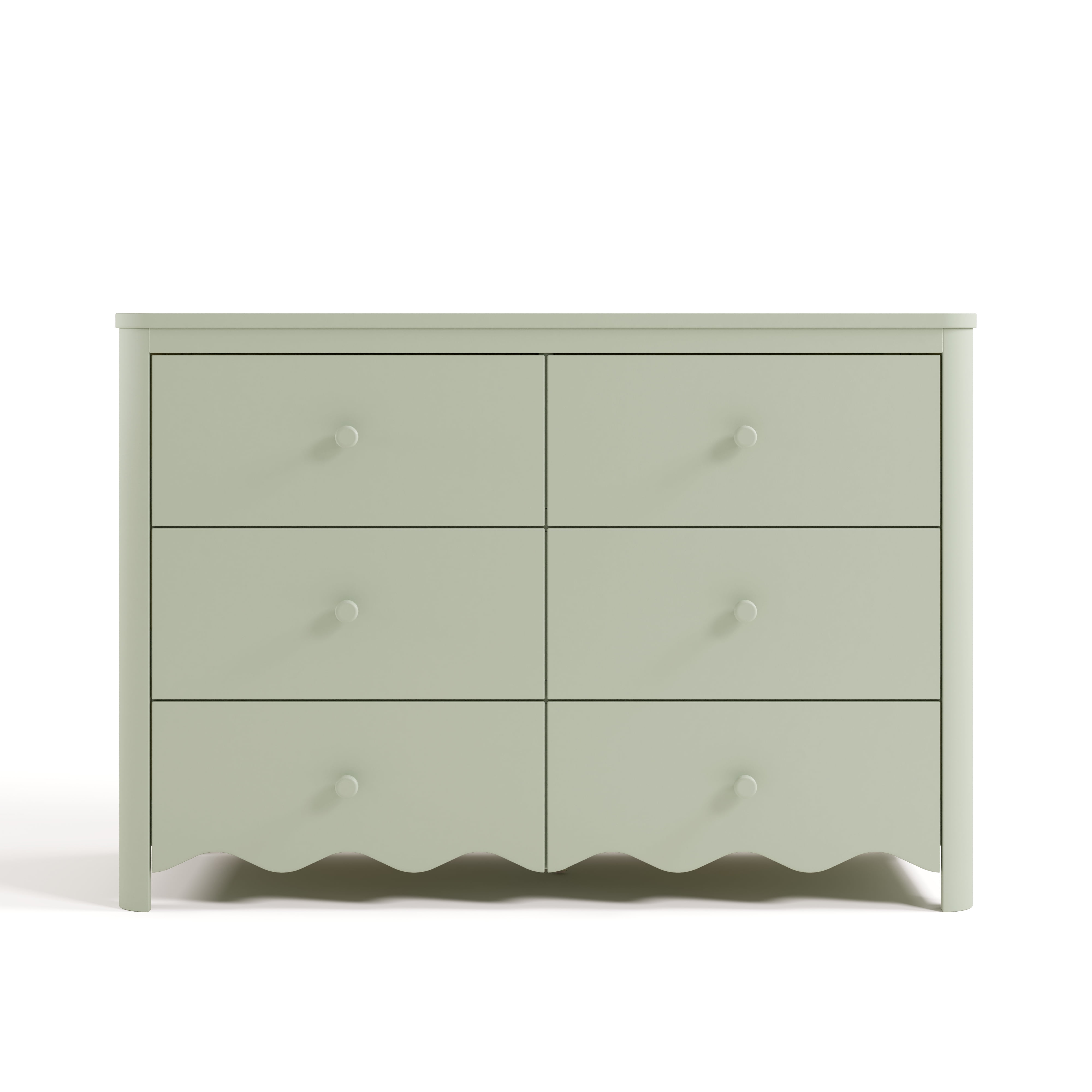 Art of Nursery by Storkcraft Casablanca 6 Drawer Nursery Dresser, Sage