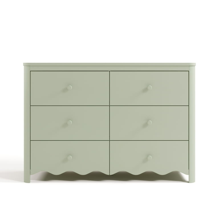 Casablanca 6 Drawer Dresser Color: Sage