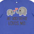 thumbnail image 4 of Inktastic My Godfather Loves Me Godson Gift Youth T-Shirt, 4 of 5