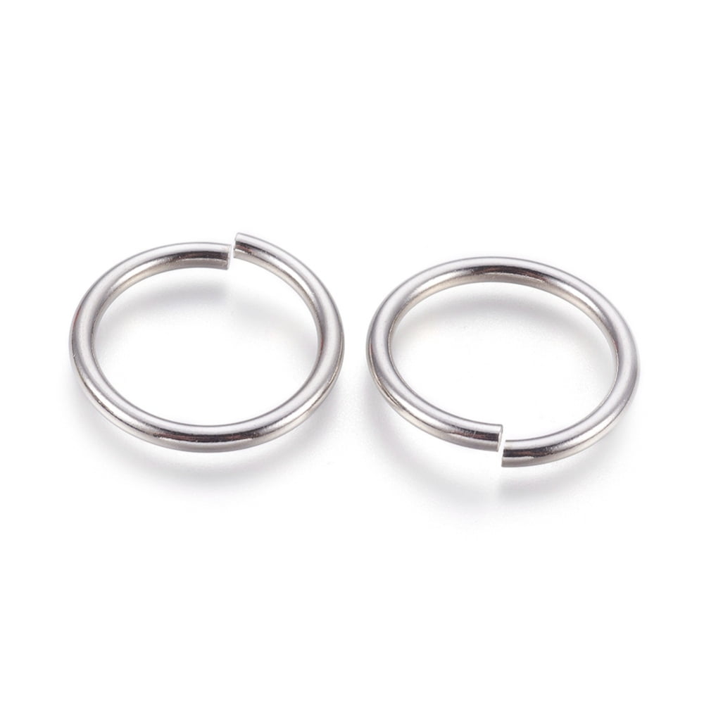 1Bag Tarnish Resistant 304 Stainless Steel Open Jump Rings Stainless Steel Color 9 Gauge 30x3mm Inner Diameter: 23.5mm 80pcs/bag