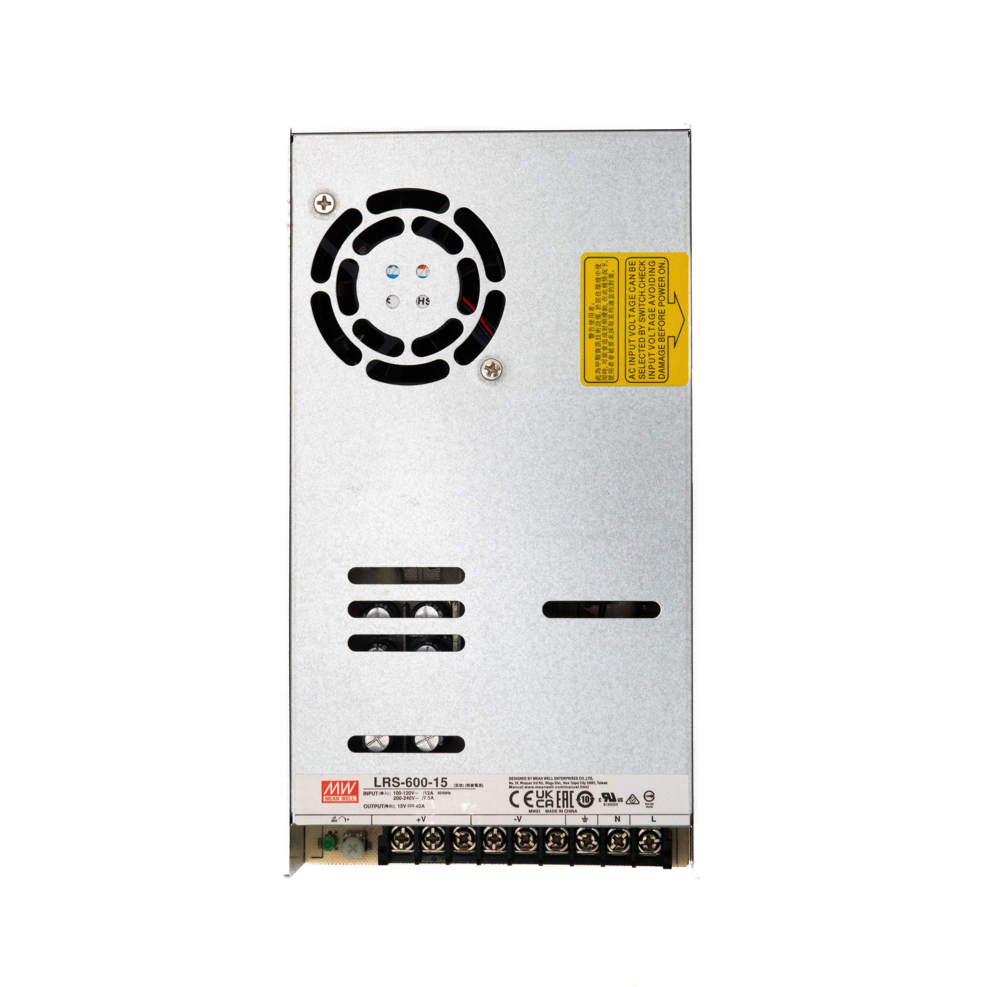 Mean Well LRS-600-15 Power Supply 600W 15V
