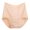 Yellow, variant on PUMISAS High Waist Underpants For Women Soft Comfortable Underpants Plus Size Solid Color Lace Briefs Panty Stretch Panties