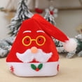 thumbnail image 2 of Gorro de Navidad para chico, gorros de invierno, accesorios de fiesta para niños, regalo dulce para mantener el calor, decoraciones de felpa de Kits de decoración para fiestas Marco de vidrio amarillo Yuarrent HA069653-01, 2 of 6