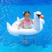 Abcnature Children's inflatable Swan Lap Is Suitable for Children Over 3 Years Old