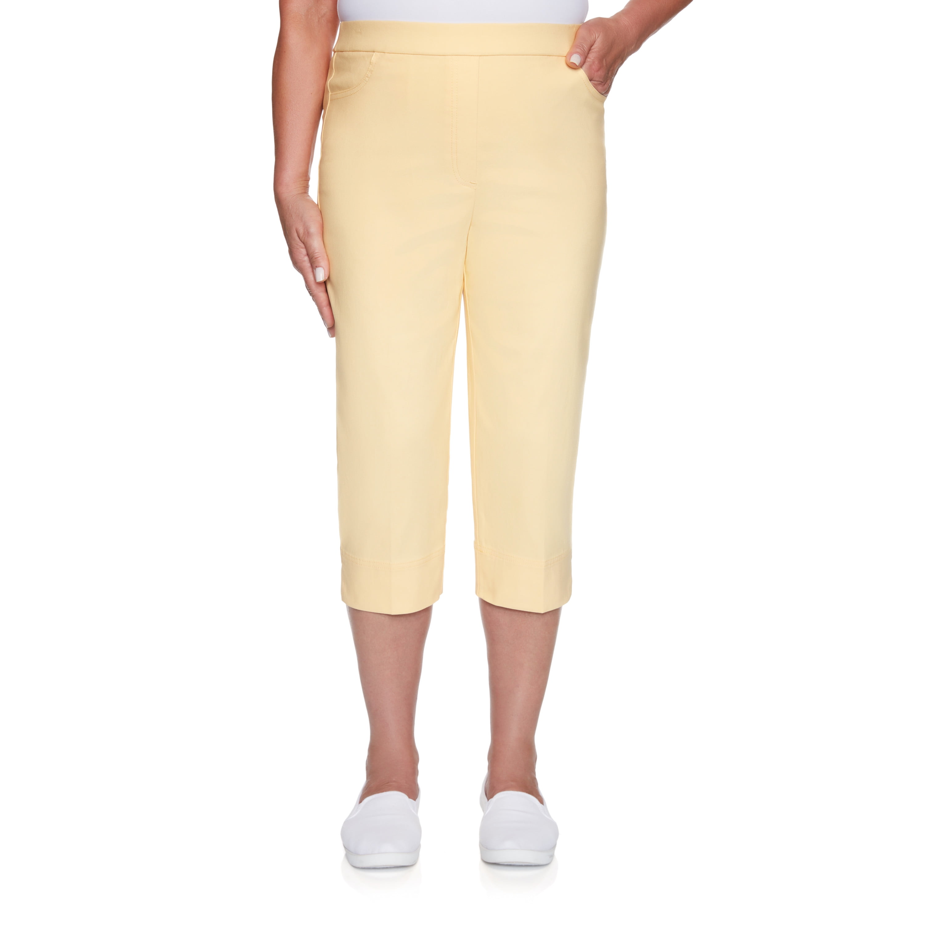 Alfred Dunner Womens Petite Allure Clam Digger