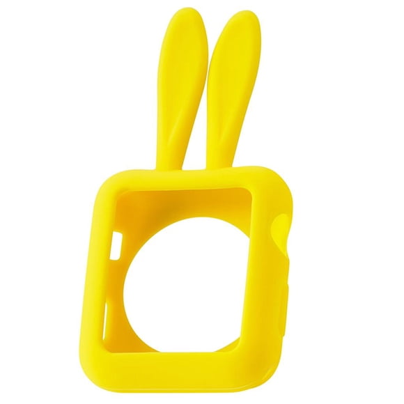 Bonita funda protectora de silicona suave de 1/2/3 mm (42 mm) amarillo