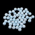 thumbnail image 2 of 50 Pieces Ceramic Beads Round Charms Beads for Handmade DIY Necklace Bracelets Jewelry Making - , 12mm, 2 of 10