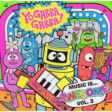 Yo Gabba Gabba - Music Is Awesome 3 - Kids & Family - CD