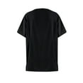 thumbnail image 3 of MLQIDK Scrub Sets for Woman Plus Size Nursing Uniforms Stretchy V Neck Scrub Tops and Pants Medical Scrub Sets Jogger Scrubs Clothing Set for Women Black S, 3 of 6