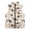 Calico Cat Paws, variant on Psesaysky Polyester With Pockets Sleeveless Fleece Jacket for Winter Travel, Soft Sleeveless Jacket, Black Cat Floral