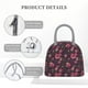 thumbnail image 4 of Fotbe Rose Mix Leopard 2 Bolsa de Almuerzo con Estampado, Lonchera Aislada, Contenedor de Comida Reutilizable Tipo Cooler a Prueba de Fugas, 4 of 6