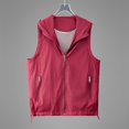 thumbnail image 3 of Hooded Vest for Women Sleeveless Zip up Lightweight Breathable Shirts with Pocket, Flattering Fit Layering Vest QURATI, 3 of 6