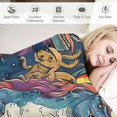 thumbnail image 3 of Orinice Dinosaur Blanket Flannel Throw Blanket for Gifts for Women Men Girls Boys All Seasons Super Soft Cozy Plush Throws Blanket for Couch Sofa Bed Office  40x50in, 3 of 6