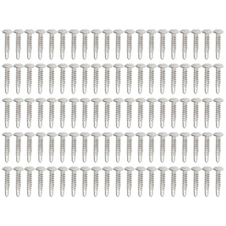 

100Pcs Self Drilling Screw Stainless Steel Round Head M4.2x19 Fastener Accessory Set Kit