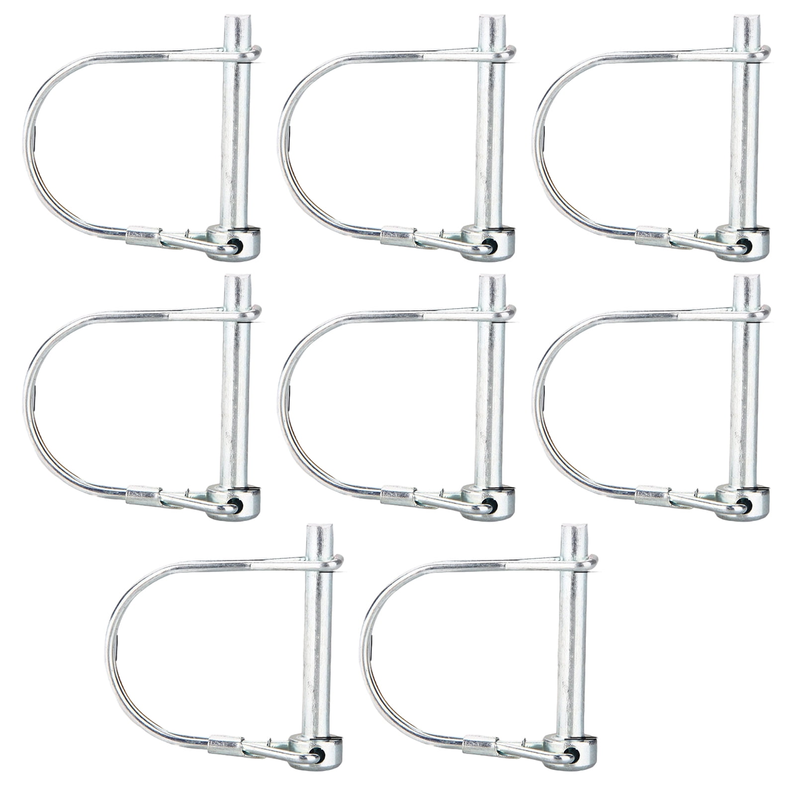 fastboy 8pieces Round Arch Wire Lock Pin For Secure Towing In Garden Heavy Duty Lynch Pin Trailer Hitch Lock 6*70