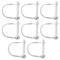 thumbnail image 1 of relayinert 8pieces Trailer Hitch Lock With Round Wire Retainer For Security Heavy Duty Lynch Pin Wire Lock Pins 6*70, 1 of 6