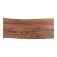 thumbnail image 5 of Rustic Wood Desk - Solid Acacia Live Edge Table for Home Office, 5 of 9
