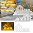 thumbnail image 3 of Silicone HOME Letter with House Insert Decoration mold✨✨✨ U5F6, 3 of 8