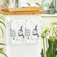 thumbnail image 2 of chaungfeng Christmas Towel, Snowman Deer Tree Print Microfiber Fabric, Absorbent Hanging Hand Towel, for Bathroom, Kitchen, Bar, Christmas Gift, Festival Home Decor, 17.7x26 Inches, 2 of 6