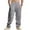 #Gray, variant on Men's Oversized Corduroy Baggy Straight Leg Pants with Drawstring Waist and Pockets,Classic Mokaloha Style,Black Big and Tall Men XXXL