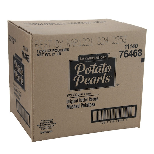 Basic American Foods Excel Original Butter Mashed Potatoes, 28 Oz - 12 Per Case